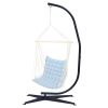 Free shipping Hammock Chair Stand Only - Metal C-Stand for Hanging Hammock Chair,Porch Swing - Indoor or Outdoor Use - Durable 300 Pound Capacity