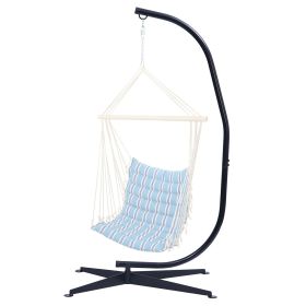 Free shipping Hammock Chair Stand Only - Metal C-Stand for Hanging Hammock Chair,Porch Swing - Indoor or Outdoor Use - Durable 300 Pound Capacity