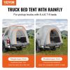 VEVOR Truck Bed Tent, 6.4'-6.7' Pickup Truck Tent with Rain Layer and Carry Bag, Waterproof PU2000mm Double Layer Truck Tent, Accommodate 2-3 Person
