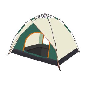Camping dome tent is suitable for 2~3 people, waterproof, spacious, portable backpack tent, suitable for outdoor camping,hiking (Color: as Pic)